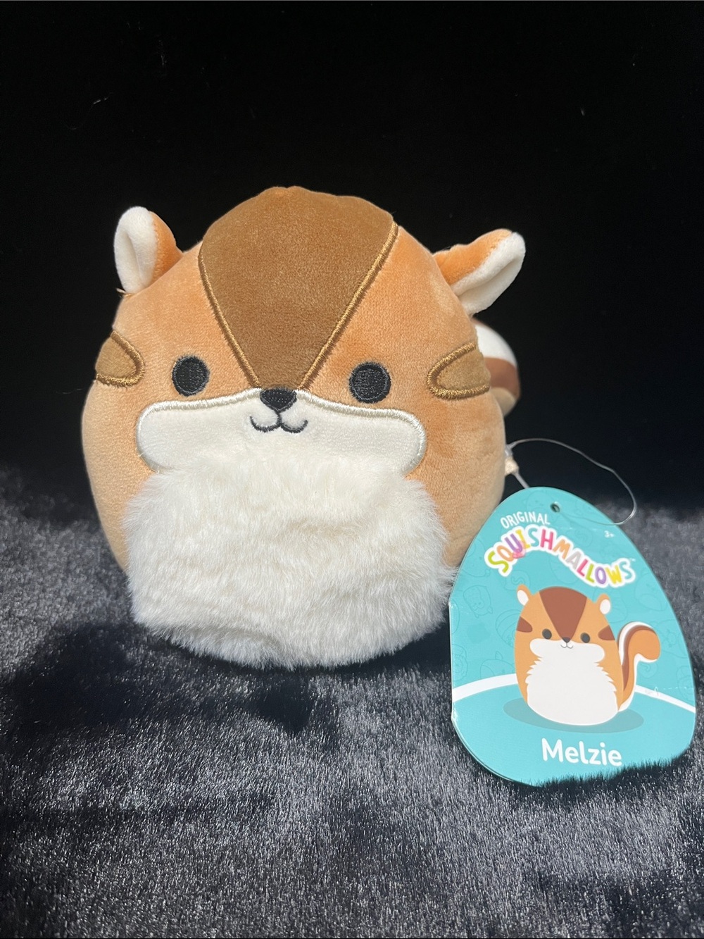Squishmallows Melzie Plush in Brown and Cream - Chipmunk 🐿️ 5”